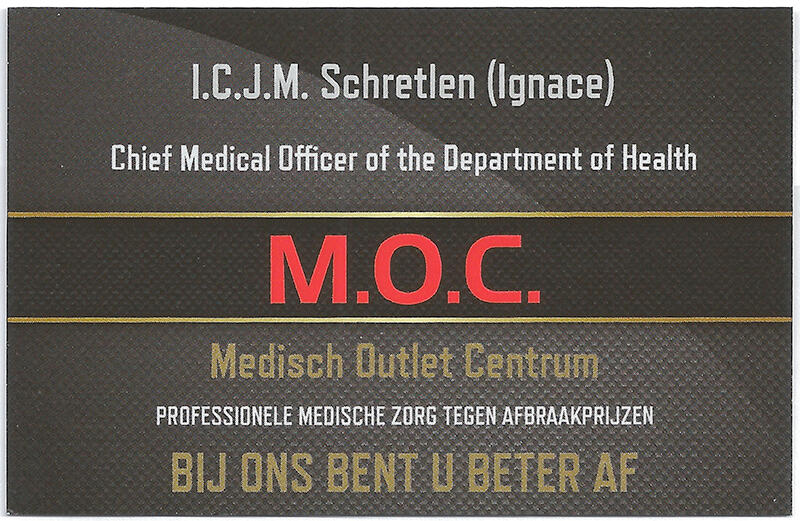 160424-Visitekaartje-Ignace-Schretlen-(voorkant)-Medisch-Outlet-Centrum-'s-Hertogenbosch